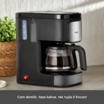 Karaca Just Coffee Aroma 2 In 1 Filtre Kahve ve Çay Demleme Makinesi Inox - Görsel 4
