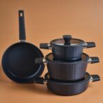 Karaca 7 Parça Bio Diamond İndüksiyon Tabanlı Tencere Seti - Diamond Kaplama, 18-24-26 cm