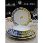 Fermato 24 Parça 6 Kişilik Porselen Yemek Takımı Lemone Serisi