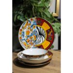 Fermato 24 Parça 6 Kişilik Porselen Yemek Takımı Canga Serisi - Görsel 3