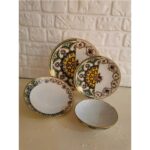 Fermato 24 Parça 6 Kişilik Porselen Yemek Takımı Verde Serisi