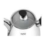 Nehir Almira Midi Boy Paslanmaz Çelik 0.75-1.50 Lt. Çaydanlık Takımı - Görsel 3