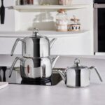 Karaca Tres 3'lü Paslanmaz Çelik Çaydanlık Takımı, 5 Parça, 1,9L-1,3L-0,8L, İndüksiyon ve Bulaşık Makinesi Uyumlu - Görsel 3