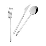 Karaca Premium Fortuna Platin 12 Kişilik 84 Parça Çatal Kaşık Bıçak Takımı - Görsel 3