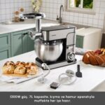 Karaca Inoxchef Pro Hamur Yoğurma Makinesi 1300W 7L - Görsel 4
