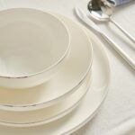 Karaca Red Carpet Collection Stream Bone Merope 53 Parça 12 Kişilik Yemek Takımı Platin - Görsel 4