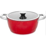 Aryıldız Trendy İnduction Prestige 20 Cm Derin Tencere - Kırmızı