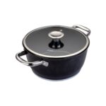 Aryıldız Trendy İnduction Prestige 24 Cm Derin Tencere - Siyah