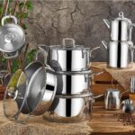 Aryıldız Crystal Cam 20 Parça Ideal Tencere Seti