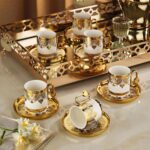 Aryıldız Latife 12 Parça 6 Kişilik Türk Kahve Fincan Takımı