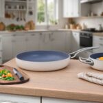 Aryıldız Colombus Kızartma Tavası Granit Kaplama 28 cm Bej Renk Tekli Kullanım İçin