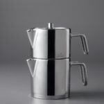 Jumbo Metalix Midi Paslanmaz Çelik 1,2 Litre Gümüş Çaydanlık Düşme Önleyici Kapaklı