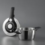 Jumbo Procook 4,5 lt Siyah - Gri Düdüklü Tencere - Görsel 3