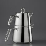 Jumbo Doha 2,3 Lt İndüksiyon Uyumlu Paslanmaz Çelik Çaydanlık - Bulaşık Makinesinde Yıkanabilir Özellikte - Görsel 4