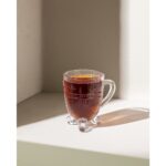 Madame Coco Abeille 4'lü Çay Fincanı - Şeffaf - 170 ml - Görsel 5