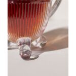 Madame Coco Abeille 4'lü Çay Fincanı - Şeffaf - 170 ml - Görsel 4