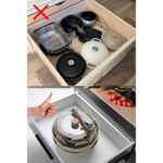 Neoflam Midas Gri 11 Parça Ayrılabilen Saplı Iç Içe Geçebilen Indüksiyonlu Tencere Tava Seti - Görsel 4