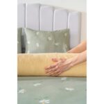 Riva İstanbul Yeşil Papatya Çift Kişilik Nevresim Takımı Pamuklu - Görsel 4