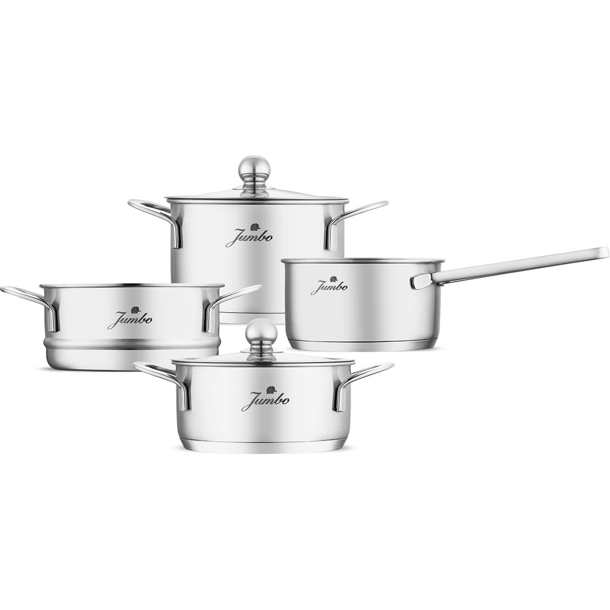 110001147157520-1.jpg Jumbo New Baby Steel 6 Parça Çelik Mini Set - Görsel 1