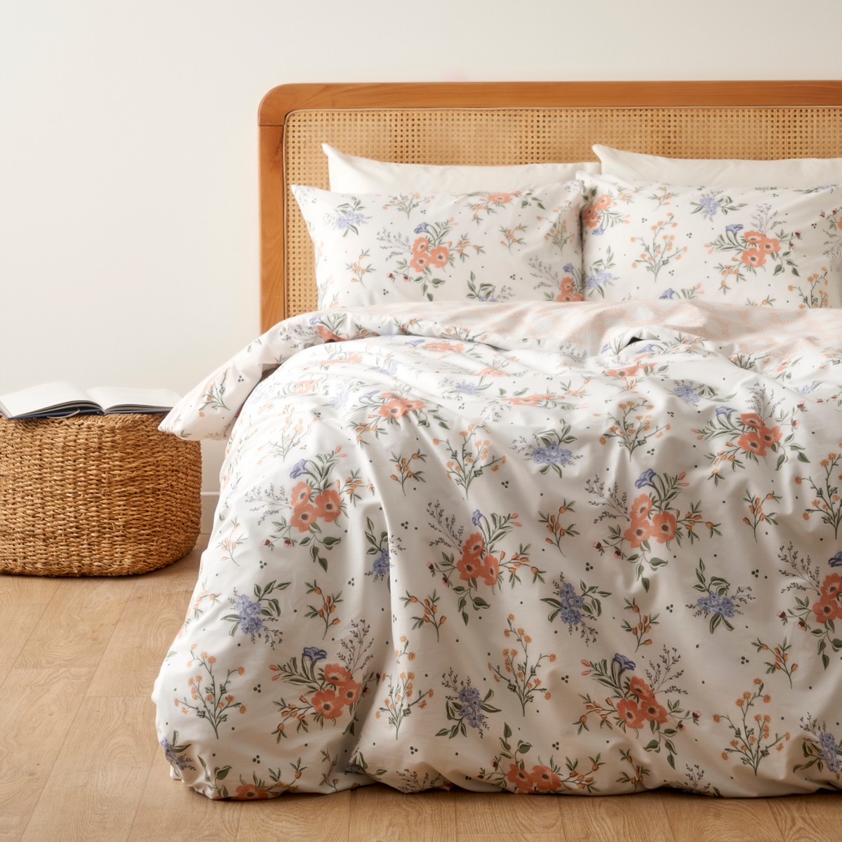 110001147377390.jpg Bella Maison %100 Pamuk Ranforce Gwen Çift Kişilik Nevresim Seti (200X220 Cm) - Görsel 1