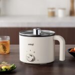 Mioji Mio EP35 600W 1.8L Çok Fonksiyonlu Buharlı ve Yağda Pişirme Özellikli Elektrikli Pişirici - Beyaz - Görsel 2