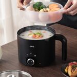 Mioji Mio EP35 600W 1.8L Çok Fonksiyonlu Buharlı ve Yağda Pişirme Özellikli Elektrikli Pişirici - Siyah - Görsel 4