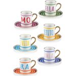 The Mia La Dolce Vita Türk Kahvesi Fincan Takımı 6 Kişilik