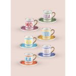 The Mia La Dolce Vita Türk Kahvesi Fincan Takımı 6 Kişilik - Görsel 2