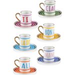 The Mia La Dolce Vita Türk Kahvesi Fincan Takımı 6 Kişilik - Görsel 3