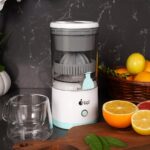 Liçi Kablosuz Taşınabilir Şarjlı Narenciye Sıkacağı Portakal Meyve Sıkacağı - Görsel 2