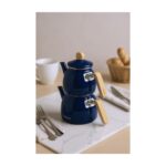 Bambum Sultan - Bambu Kulplu Çaydanlık Takımı Lacivert - Görsel 2