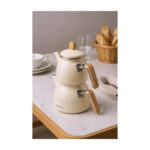 Bambum Sultan - Bambu Kulplu Çaydanlık Takımı Krem