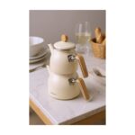 Bambum Sultan - Bambu Kulplu Çaydanlık Takımı Krem - Görsel 2