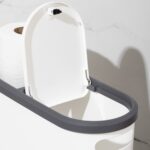 Porsima M-325 Çöp Kutusu Banyo Mutfak Çöp Kovası Kapaklı Banyo Çöp Kovası 10LT - Görsel 3