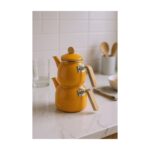 Bambum Sultan - Bambu Kulplu Çaydanlık Takımı Hardal - Görsel 2