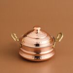 Karaca Ahlat Bakır Mini Güveç Tencere 10 cm