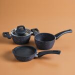 Karaca Bio Granit Blue Stone Mini 5 Parça Tencere Seti