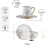 Karaca Güz 6 Kişilik Kahve Fincanı 90 ml - Görsel 2