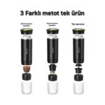 Kahvecepte Taşınabilir Espresso Makinesi Versiyon 2 (Gri) - Görsel 5