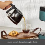 Karaca Just Coffee Aroma 2 In 1 Filtre Kahve ve Çay Demleme Makinesi Pine Green - Görsel 5