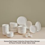 Karaca Stream Bone Merope 53 Parça 12 Kişilik Yemek Takımı Gold - Görsel 3