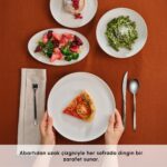 Karaca Stream Bone Merope 53 Parça 12 Kişilik Yemek Takımı Gold - Görsel 4