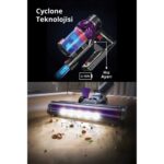 Kiwi KVC-4040BLF Katlanabilir Şarjlı Bldc Motor Dik Süpürge - Görsel 2