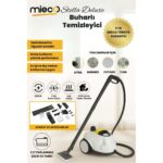 Mieco Stella Deluxe  5 Bar/ 2100W / Çok Fonksiyonlu 25 Parça Buharlı Temizleme Makinası - Beyaz