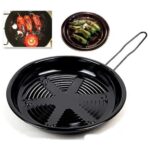 Saplı Profesyonel Emaye Közleme Tavası (Kestanematik)