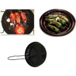 Saplı Profesyonel Emaye Közleme Tavası (Kestanematik) - Görsel 2