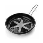 Saplı Profesyonel Emaye Közleme Tavası (Kestanematik) - Görsel 3