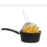 Polochef POLOCHEF Melda Granit Kızartma Tavası 20CM Patates Kızartma Fritöz Telli - Görsel 5