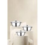 Xsay Taç Bengü Pro 6 Parça Çelik Sahan Set 8094 (16-18-20)