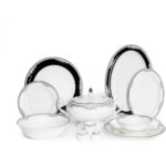 Maxx Doria Palace Silver Nagi 12 Kişilik 72 Parça Yemek Takımı